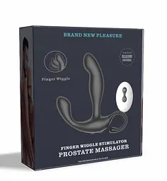 Стимулятор простати B - Series Cute Finger Wiggle, 17.1 см (чорний) - мініатюра 12
