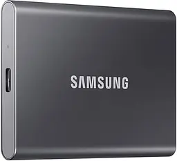 Зовнішній SSD накопичувач Samsung T7 1 TB Titan Gray (MU-PC1T0T/WW) [62916] - мініатюра 2