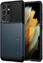 Чохол протиударний із підставкою Spigen Slim Armor ACS02374 для Samsung Galaxy S21 Ultra (6.8") Black