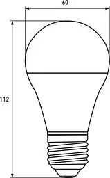 Лампа Eurolamp Led Еcо E 27 4000 K (LED-A60-13274(A)) - мініатюра 3