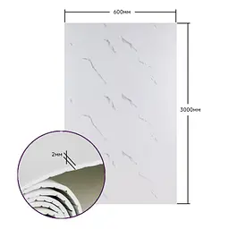 Самоклеюча стінова PET плитка Sticker Wall в рулоні 600х3000х2мм SW-00001704 - мініатюра 3