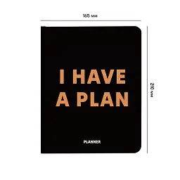 Планер «I HAVE A PLAN» чорний - мініатюра 2