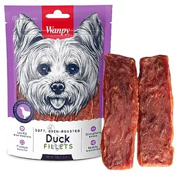 Wanpy Soft Duck Fillets ванпи філе качки м'яке ласощі для собак 0.1кг
