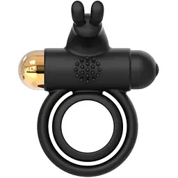 Ерекційне кільце з вібрацією Dreamtoys Joel 9 см чорний