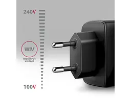 Мережевий зарядний пристрій AXAGON USB-C 45 W Black (ACU-PQ45) - мініатюра 3