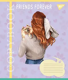 Набір зошитів Yes Friends forever А5 в клітинку 24 аркуші 20 шт. (67015) - мініатюра 5