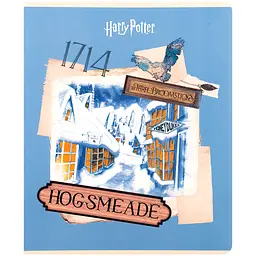 Зошит  Kite Harry Potter в клітинку 24 аркуші блакитний
