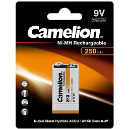 Акумулятор Крона 250mAh Ni-MH * 1 6F22-1BL Camelion (NH-9V250BP1)
