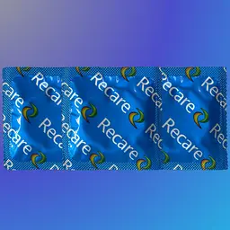 Презервативи Recare Big dotted ice cream 3 шт. ребристі з ароматом морозива (ROZ6501053496) - мініатюра 3