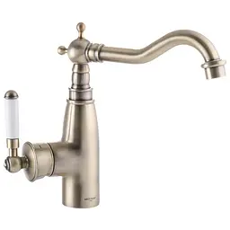 Змішувач для умивальника Mixxus Premium Vintage 001-C бронзовий MI2858