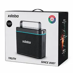 Акустика-караоке Xdobo Truth (with 2 MIC) IPX6 BT5.3, 200W, AUX/USB/TF, 12h - мініатюра 2