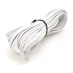 Патч-корд телефонний 30м RJ11 (6P4C) Voltronic (PC-30,0W)