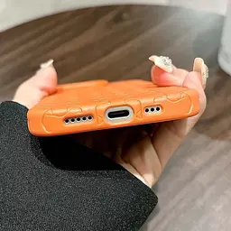 Чохол TPU Weaving для Apple iPhone 14 Pro (6.1) Orange - мініатюра 6