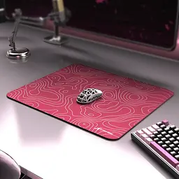 Ігровий килимок Attack Shark CM02 / 40*45 см / Pink Lines - мініатюра 3