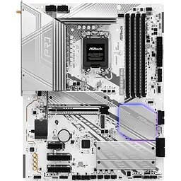 Материнська плата AsRock Z890 PRO RS WIFI WHITE (1851/Z890, 4xDDR5, PCIex16, HDMI/DP/TB4, 4xSATA, 4xM.2, 2.5Glan, 7.1c - мініатюра 6