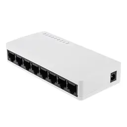 Комутатор GV-002-H-08P, White, 8xFLan, 140х75х30 мм Green Vision teh0028239 - мініатюра 2