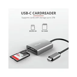 Зчитувач флеш-карт Trust Dalyx Fast USB-С Card reader (24136) - мініатюра 7