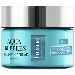 Зволожувальний гідрогель для обличчя Lirene Aqua Bubbles Hyaluronic Acid 4D Hydrating Hydrogel 50 мл