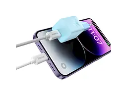 Мережевий зарядний пристрій BASEUS GaN5 Fast Charger (mini) 1C 30 W Blue (CCGN070603) - мініатюра 5