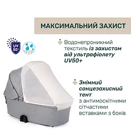 Коляска Chicco Bellagio 2 в 1 світло-сіра (87136.40.01) - мініатюра 8