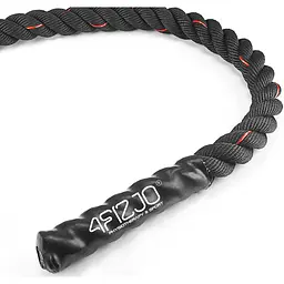Канат тренувальний 4FIZJO Battle Rope 15 м для кросфіту 4FJ0242 (P-5907739312266) - мініатюра 3