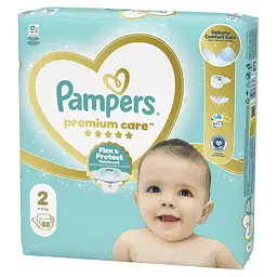 Підгузки Pampers Premium Care Розмір 2 (4-8 кг) 88 шт. - мініатюра 1