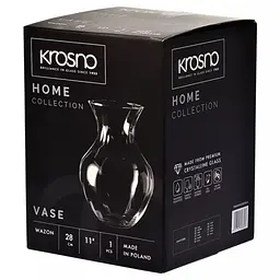 Ваза Krosno Home, скло, d20,9 см (898803) - мініатюра 3