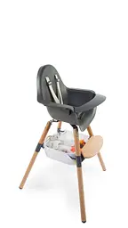 Кошик для речей до стільця для годування Childhome Evolu білий (CHEVOBAS) - мініатюра 5