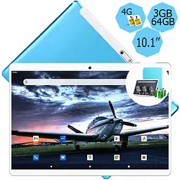 Планшет-телефон Hoozo S 364 LTE Blue 3GB/64GB IPS 10.1'' + Чохол-книжка - мініатюра 2