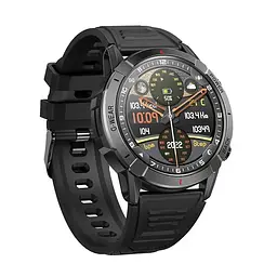 Чоловічий розумний смарт-годинник Smart Watch NX10 з AMOLED-дисплеєм голосовим зв'язком будильником пульсоміром і крокоміром - мініатюра 2