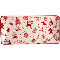 Блюдо Limited Edition NY XMas Mood прямокутне 25.5х13 см  (TRSC-GY5025-P25)