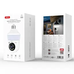 Наружна камера спостереження XO CR14 Pro Premium Edition Magic Bulb 500W Піксель Camera Біла - мініатюра 2