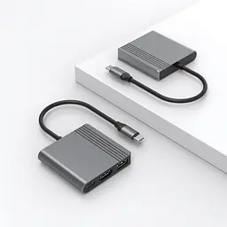 Адаптер Cablexpert A-CM-COMBO3-05, USB Type-C 3-в-1 - мініатюра 4