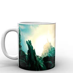 Кухоль GeekLand The Lord of the Rings ворота гондору LR.02.007 330 мл білий - мініатюра 2