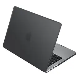 Чохол-накладка для MacBook Pro 14 M5-M1/M5 Pro-M2 Pro/M5 Max-M2 Max, чорний, Matte Shell, матовий, пластиковий, захисний аксесуар для ноутбука, протиударний, з вентиляцією та доступом до портів, для макбука, ArmorStandart (ARM80474)