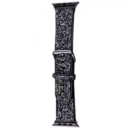 Ремінець Bling World Rock Diamond для Apple Watch 42(ser.1-3)/44/45/46/49mm Чорний