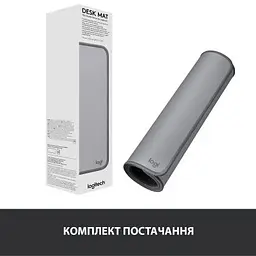 Килимок для мишки Logitech Desk Mat Studio Series Mid Grey (956-000052) - мініатюра 8