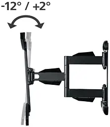 Кріплення ТВ поворотне TV-WB 32-65 чорний Hama teh0013033 - мініатюра 4