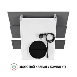 Витяжка декоративна похила PERFELLI DNS 6482 D 850 WH LED - мініатюра 8