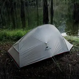 Намет Naturehike Cloud Up 3 Updated NH18T030-T надлегкий тримісний з футпринтом 20D темно-зелений - мініатюра 4