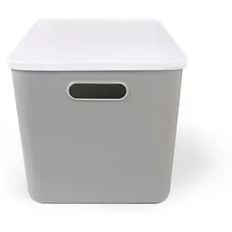 Комплект XXL: ящик для зберігання МВМ My Home FH-14 XXL 360х257х240 мм та кришка FH-16 сірий (FH-14/FH-16 GRAY) - мініатюра 4