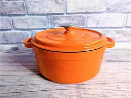 Каструля чавунна O.M.S. Collection 3165-24 3,6л Orange - мініатюра 7
