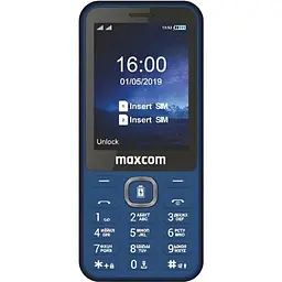 Телефон Maxcom MM814 Power Bank Function Type-C синій