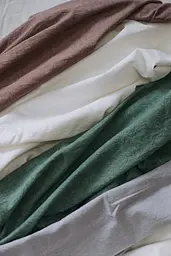 Комплект постільної білизни з вареної бавовни Ivory, LUXURY Washed - двоспальний - мініатюра 8