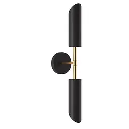 Настінне бра PikArt Brass 2, арт. 23676 Чорний