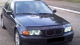 Дефлектор капоту мухобійка для BMW 3 серії (46 кузов) 1998-2001