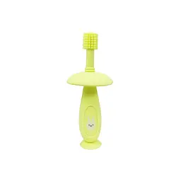 Силіконова зубна щітка Mumlove MGZ-0716(Yellow) з обмежувачем