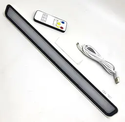 Акумуляторна LED лампа 36W світильник з магнітом USB зарядка ліхтар 32см з пультом 1600mAh - мініатюра 1