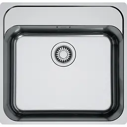 Franke Мийка кухонна Smart, нерж.сталь, прямокутник, без крила, 500х400мм, чаша - 1, монтаж врівень, SRX 210-50 TL, нерж поліров.