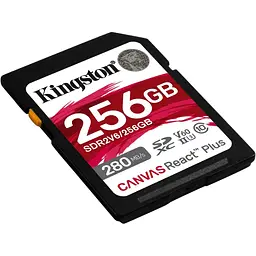 Карта пам'яті Kingston SDXC Canvas React Plus 256GB Class 10 UHS-II U3 V60 (SDR2V6/256GB) [120442] - мініатюра 4